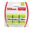 Omotávka na rakety vrchní Wilson Pro Soft Overgrip Lime (3 ks)