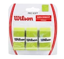 Omotávka na rakety vrchní Wilson Pro Soft Overgrip Lime (3 ks)