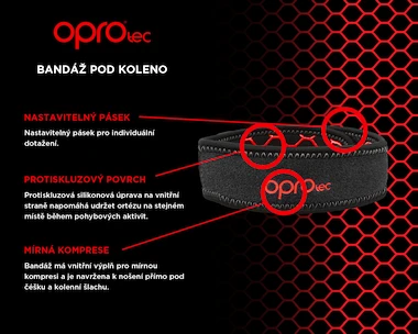 OPROtec Bandáž pod koleno TEC5735
