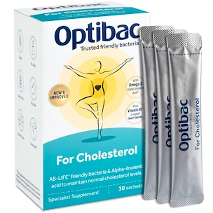 Optibac For Cholesterol (Probiotika při cholesterolu) 30 × 4,5 g
