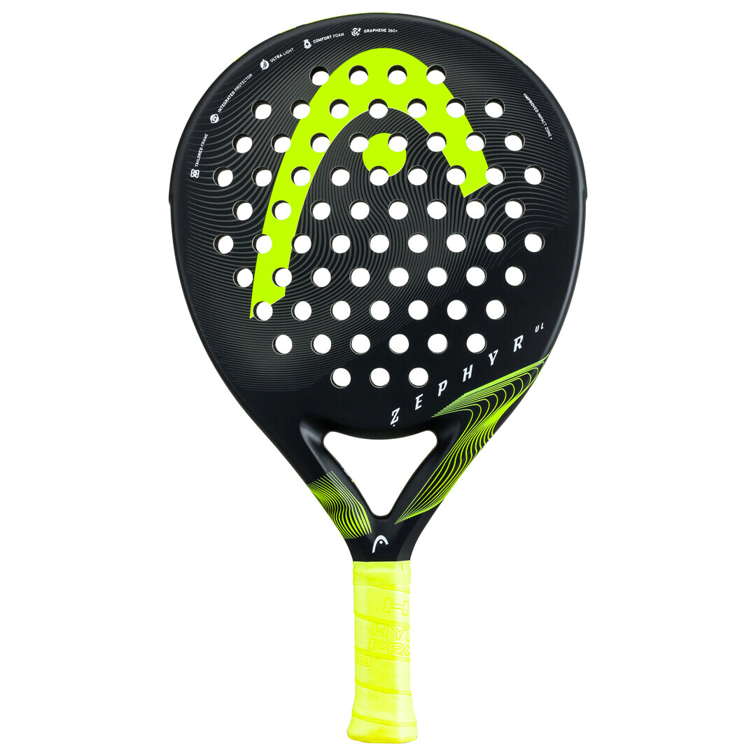 Product detail of Padelová raketa Head  Zephyr Ultralight 2023 Black/Yellow
