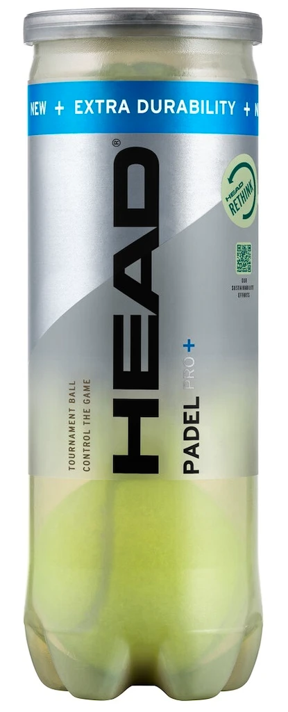 Padelové míče Head  Padel Pro+ (3 Pack)
