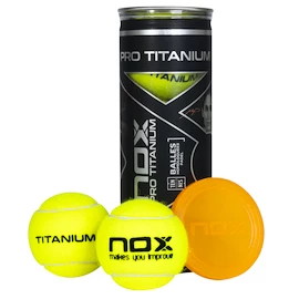 Padelové míče NOX Pro Titanium Balls 3 Pack