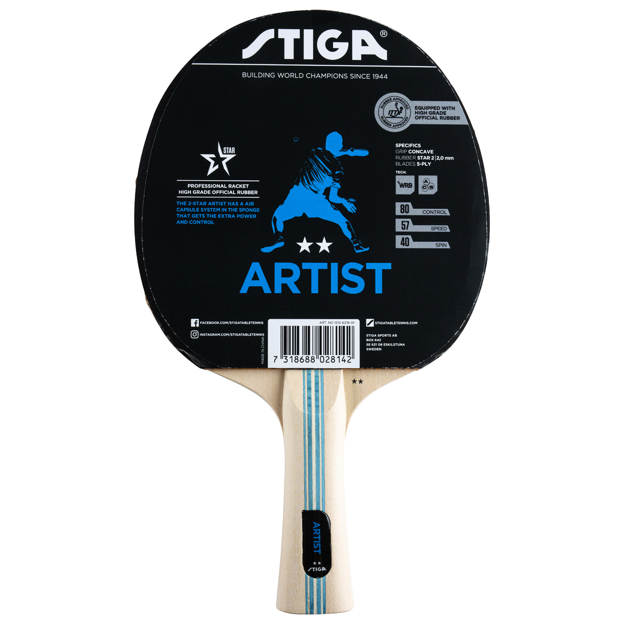 Product detail of Pálka na stolní tenis Stiga  Artist