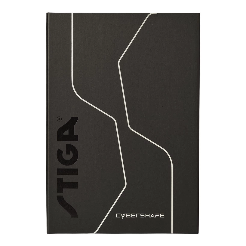 Pálka na stolní tenis Stiga Cybershape Pro Carbon Plus 5 Star