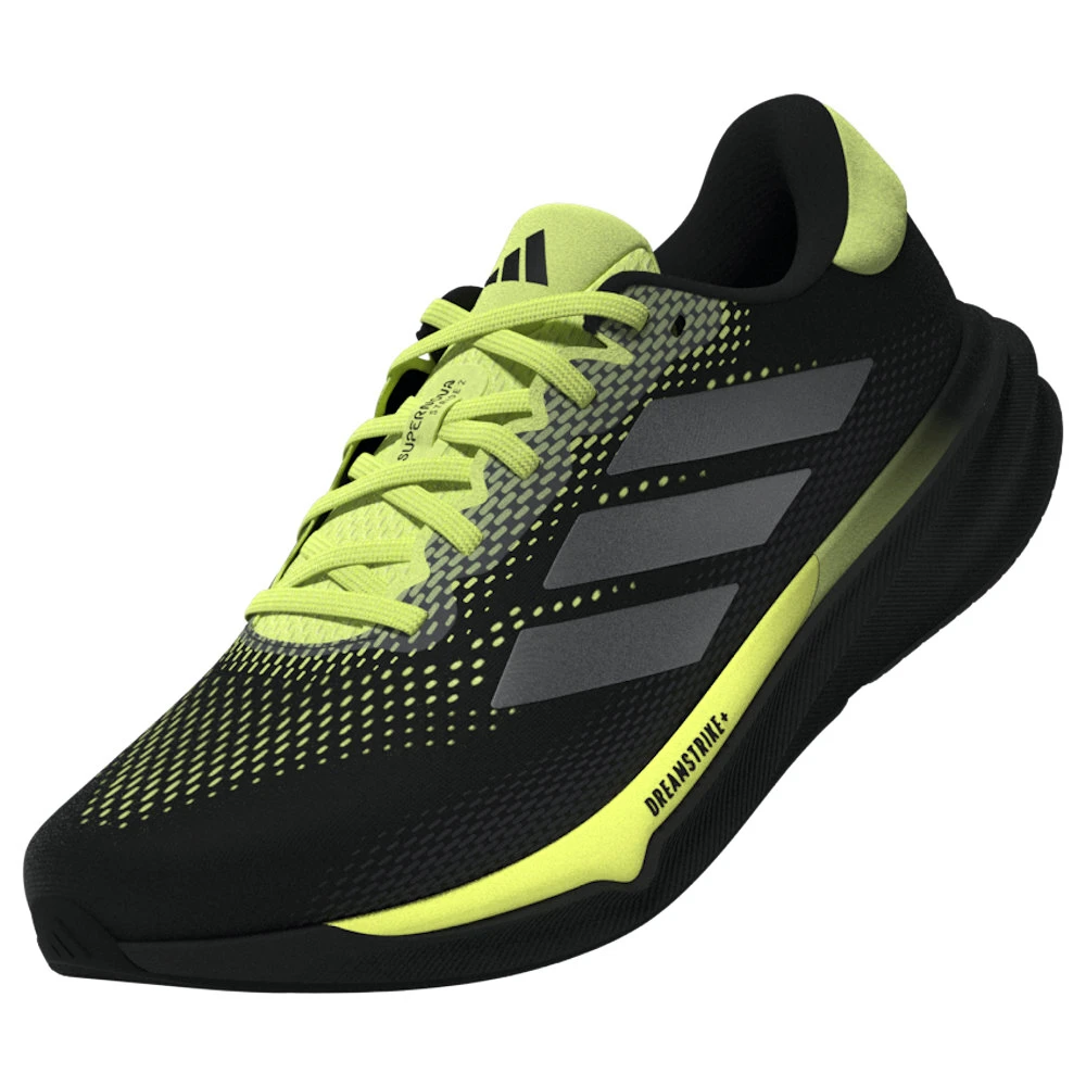 Pánská běžecká obuv adidas Supernova Stride 2 Core Black/Iron Metallic/Pulse Lime