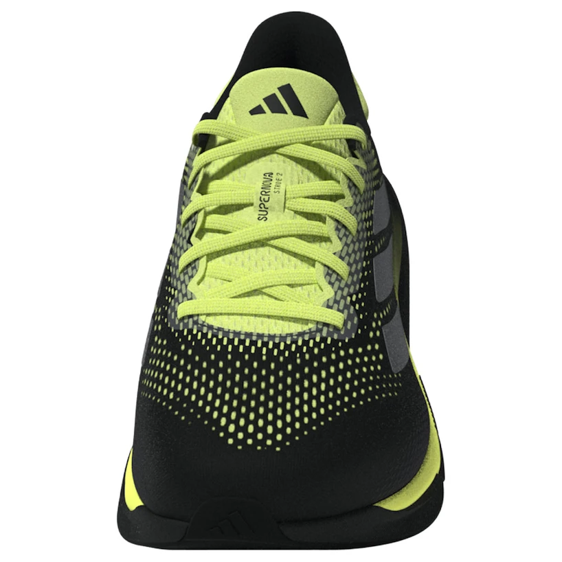 Pánská běžecká obuv adidas Supernova Stride 2 Core Black/Iron Metallic/Pulse Lime  UK 9,5