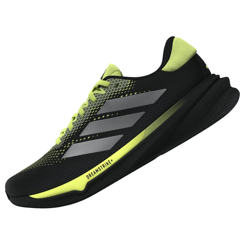 Pánská běžecká obuv adidas Supernova Stride 2 Core Black/Iron Metallic/Pulse Lime  UK 9,5