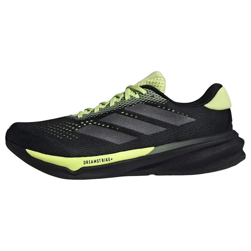 Pánská běžecká obuv adidas Supernova Stride 2 Core Black/Iron Metallic/Pulse Lime  UK 9,5