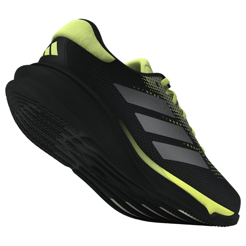 Pánská běžecká obuv adidas Supernova Stride 2 Core Black/Iron Metallic/Pulse Lime  UK 9,5