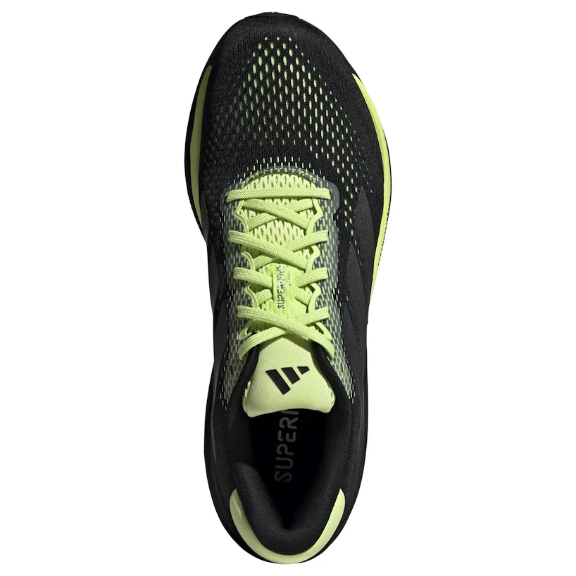 Pánská běžecká obuv adidas Supernova Stride 2 Core Black/Iron Metallic/Pulse Lime  UK 9,5