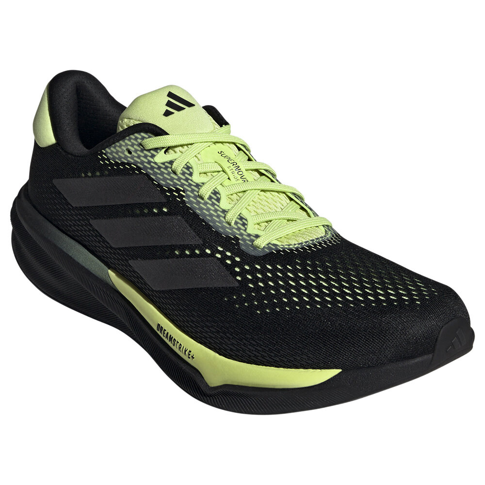 Pánská běžecká obuv adidas Supernova Stride 2 Core Black/Iron Metallic/Pulse Lime  UK 10,5 - thumb (1)