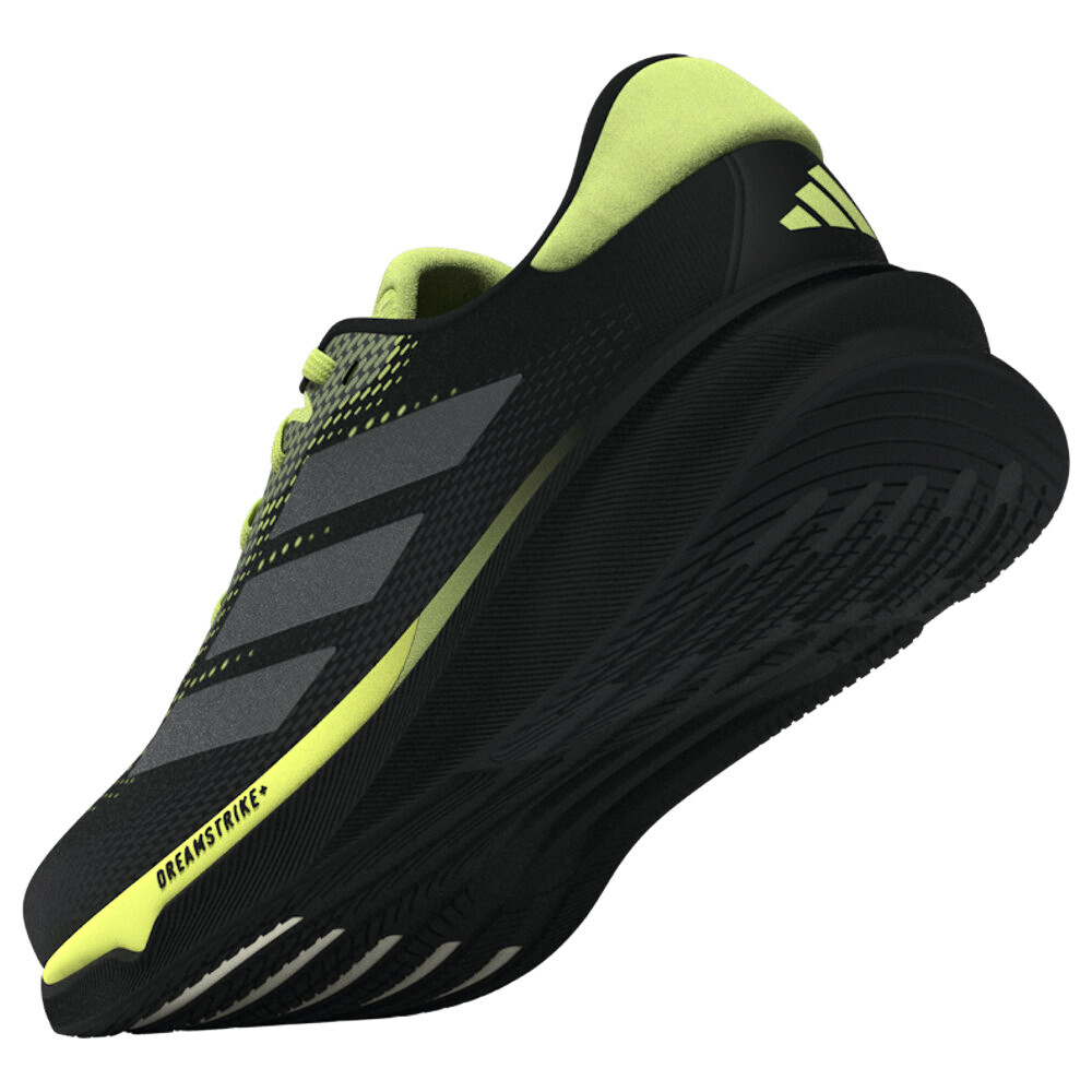 Pánská běžecká obuv adidas Supernova Stride 2 Core Black/Iron Metallic/Pulse Lime  UK 10,5 - thumb (2)
