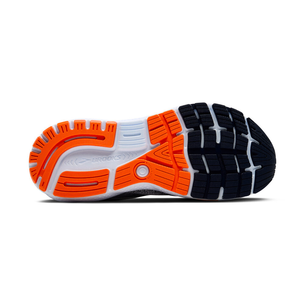 Pánská běžecká obuv Brooks Ghost 16 White/Peacoat/Orange  US 10,5 - thumb (3)
