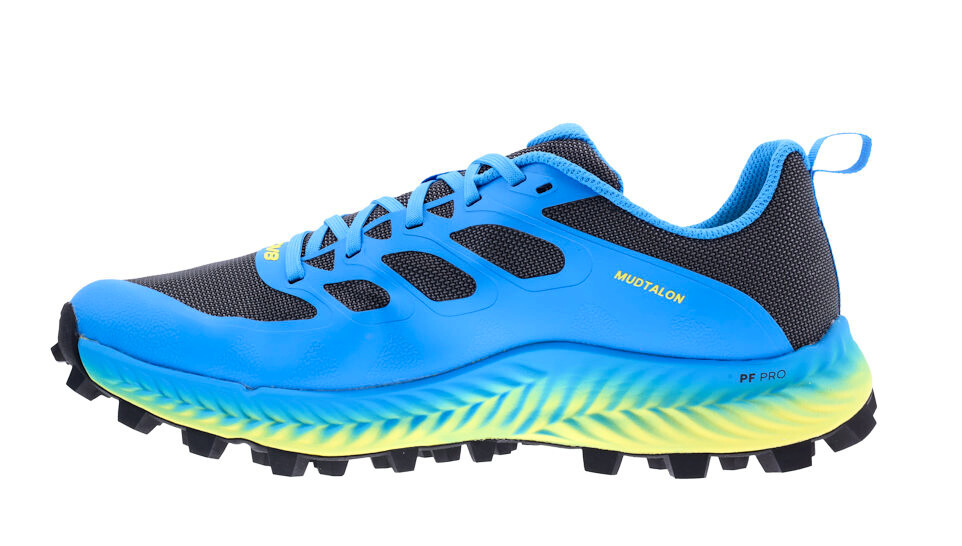 Pánská běžecká obuv Inov-8 Mudtalon (W) Dark Grey/Blue/Yellow  UK 10,5 - thumb (1)
