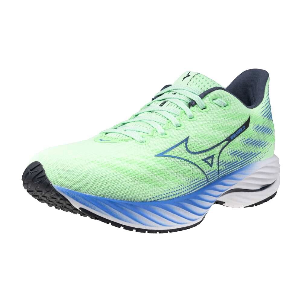 Pánská běžecká obuv Mizuno  Wave Rider 28 Neo Mint/Frontier Blue/Vintage  UK 10,5 - thumb (1)