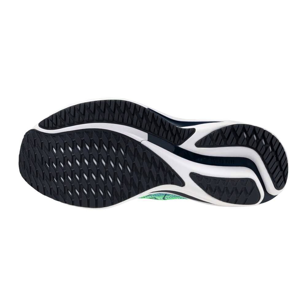 Pánská běžecká obuv Mizuno  Wave Rider 28 Neo Mint/Frontier Blue/Vintage  UK 10,5 - thumb (6)