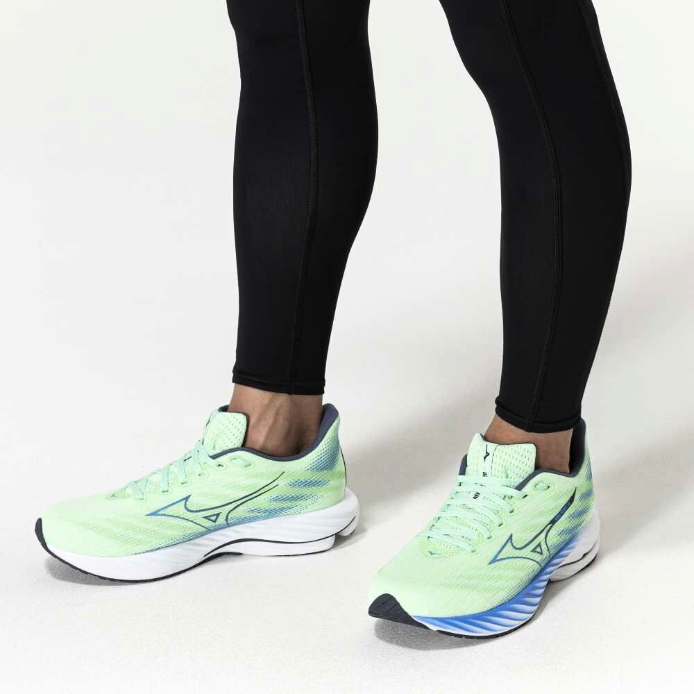 Pánská běžecká obuv Mizuno  Wave Rider 28 Neo Mint/Frontier Blue/Vintage  UK 10,5 - thumb (9)