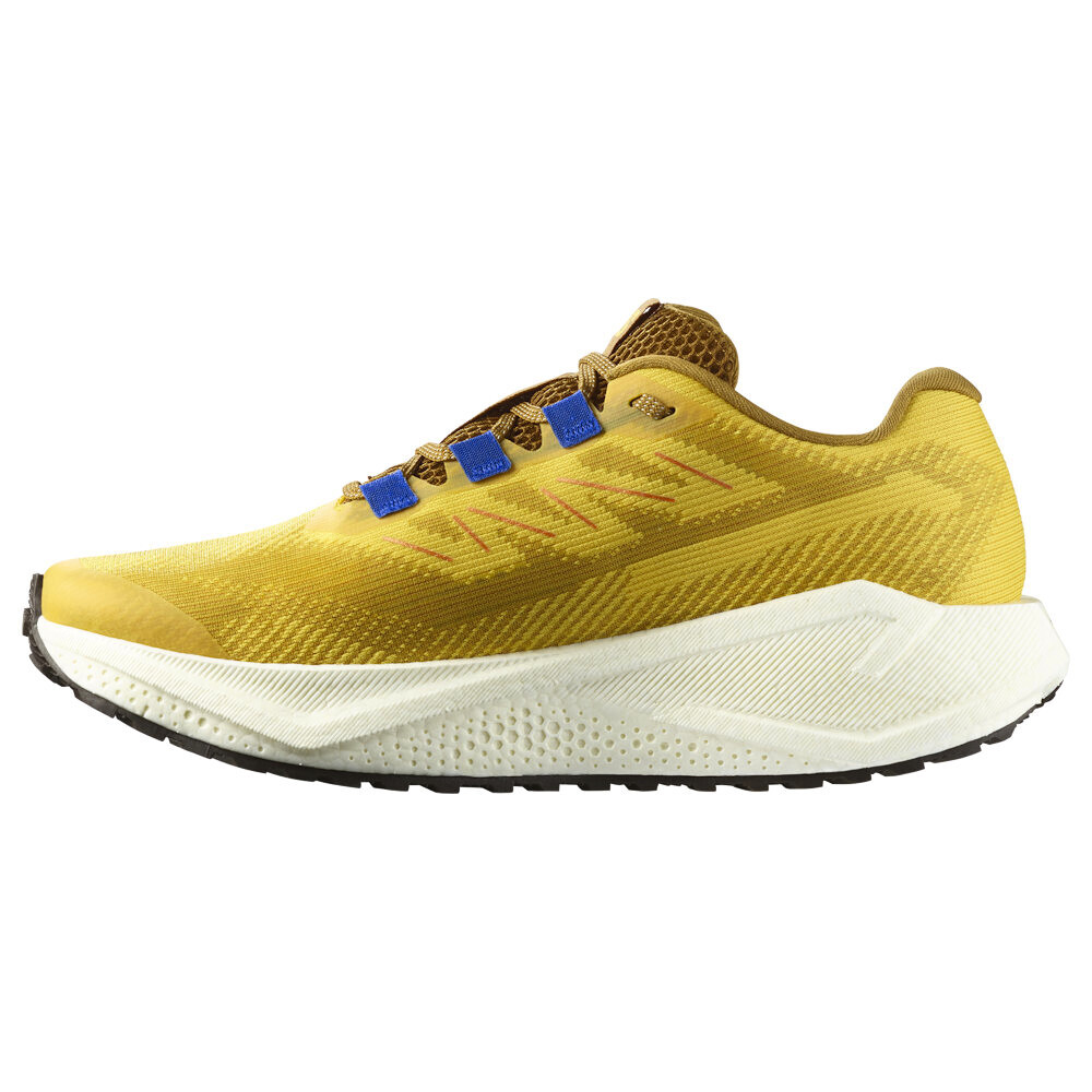 Pánská běžecká obuv Salomon Aero Blaze 3 GRVL Spicy Mustard/Vanilla Ice/Nautical Blue   UK 9 - thumb (4)