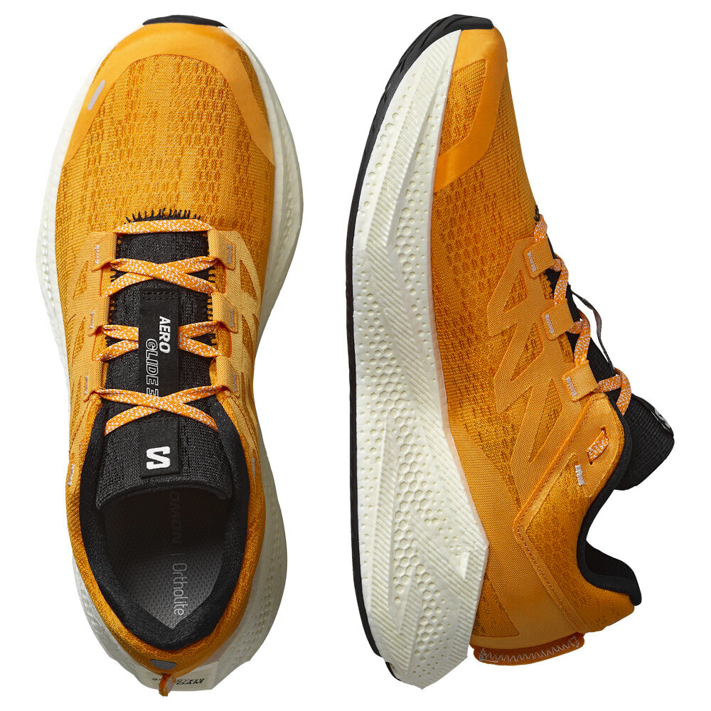 Pánská běžecká obuv Salomon Aero Glide 3 Turmeric/White/Black   UK 10 - thumb (3)