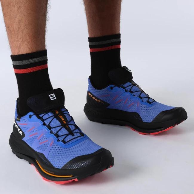 Pánská běžecká obuv Salomon Pulsar Trail GTX Dazzling Blue