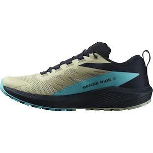 Pánská běžecká obuv Salomon Sense Ride 5 Alfalfa / Carbon / Peacock Blue  UK 11