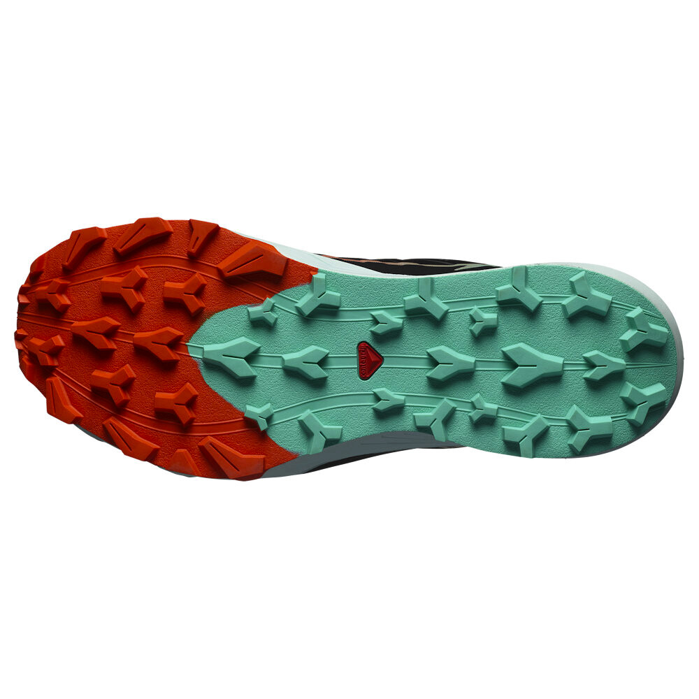 Pánská běžecká obuv Salomon Thundercross  Black/Cherry Tomato/Electric Green   UK 8 - thumb (4)