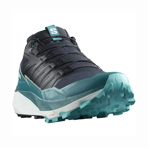 Pánská běžecká obuv Salomon  THUNDERCROSS Carbon/TahitianTide/Peacock Blue