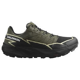 Pánská běžecká obuv Salomon Thundercross Gore-Tex Olive Night/Black/Alfalfa