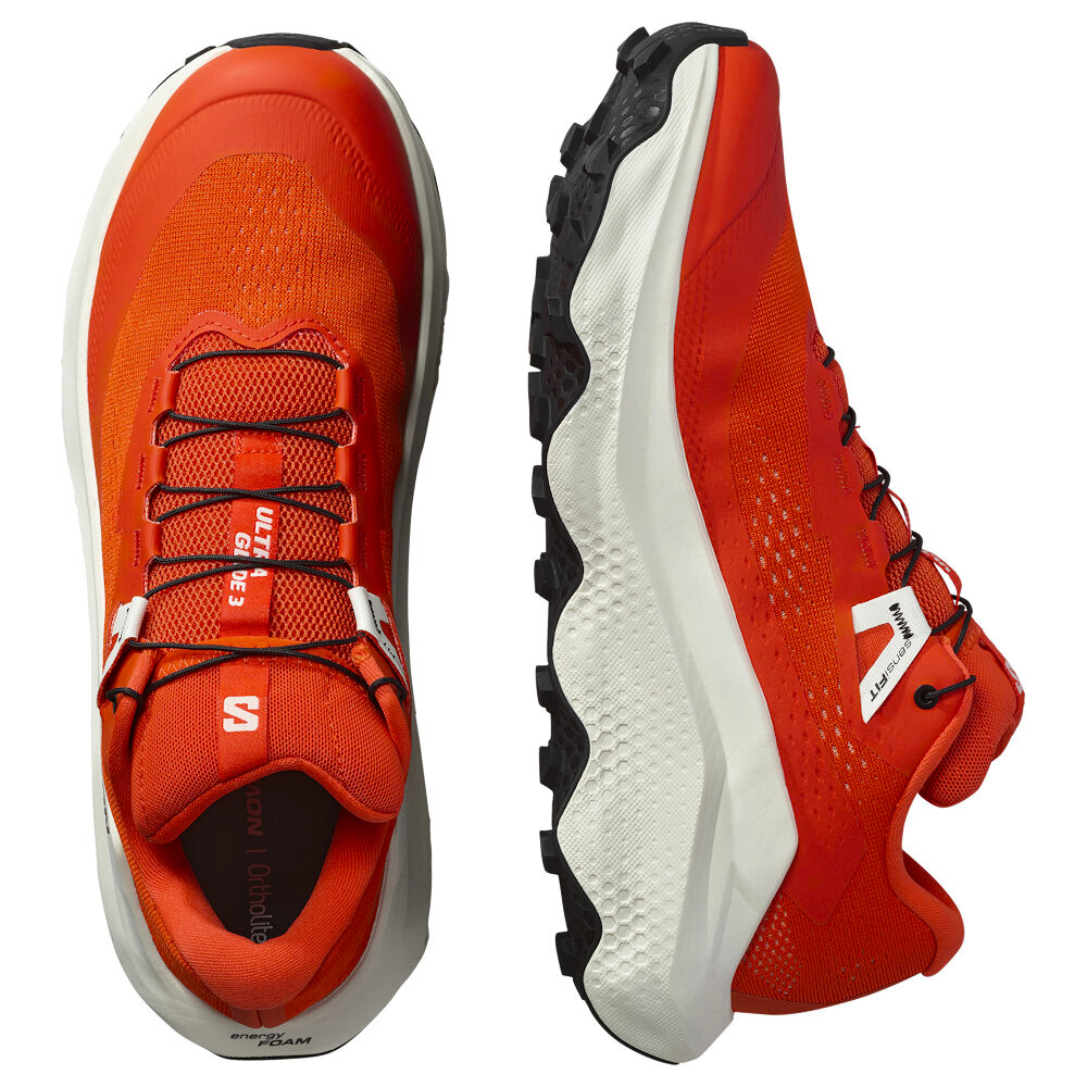 Pánská běžecká obuv Salomon Ultra Glide 3 Cherry Tomato/Vanilla Ice/Black   UK 9 - thumb (3)