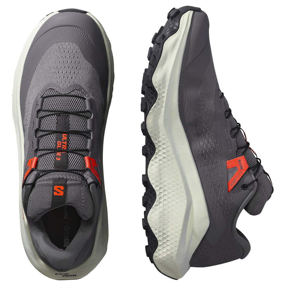 Pánská běžecká obuv Salomon Ultra Glide 3 Excalibur/Icicle/Neon Flame   UK 9,5 - thumb (3)