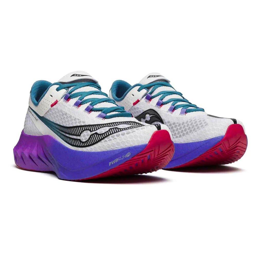Pánská běžecká obuv Saucony Endorphin Pro 4 White/Shadow  UK 8 - thumb (1)