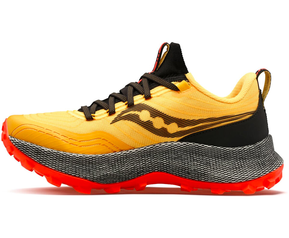 Pánská běžecká obuv Saucony  Endorphin Trail Vizigold/Vizired  UK 6 - thumb (1)