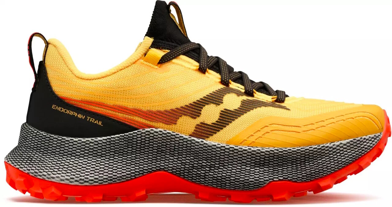 Product detail of Pánská běžecká obuv Saucony  Endorphin TRAIL vizigold/vizired  UK 8