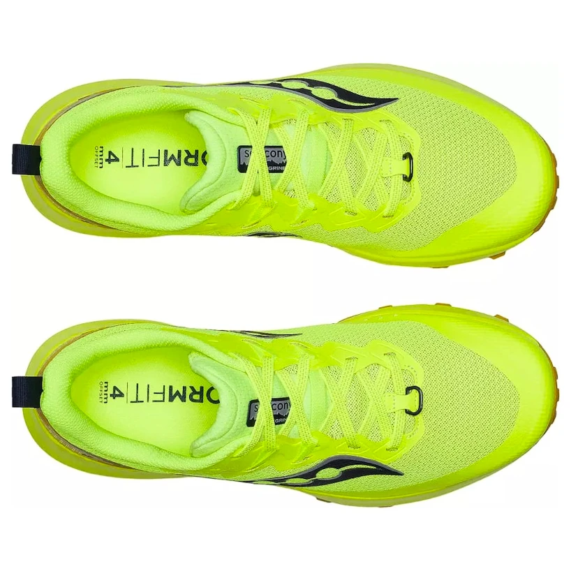 Pánská běžecká obuv Saucony  Peregrine 14 Citron/Oak  UK 10,5
