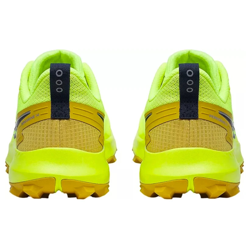 Pánská běžecká obuv Saucony  Peregrine 14 Citron/Oak  UK 10,5