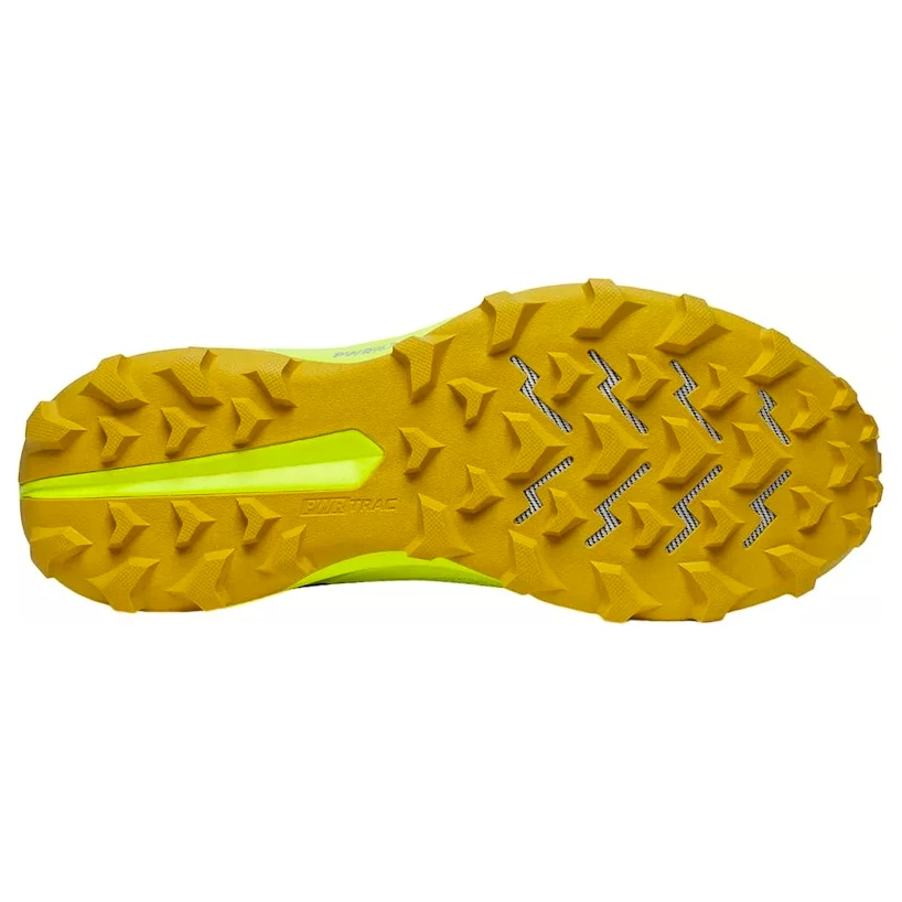 Pánská běžecká obuv Saucony  Peregrine 14 Citron/Oak  UK 10,5