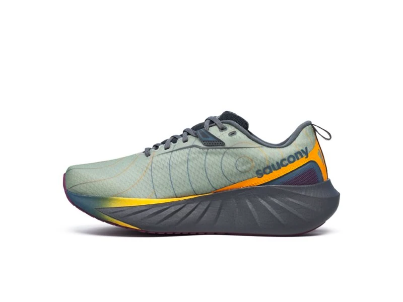 Pánská běžecká obuv Saucony  Triumph 22 Gtx Sage/Carbon  UK 10,5