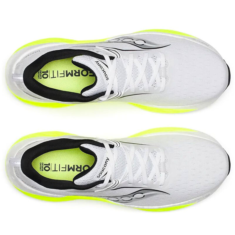 Pánská běžecká obuv Saucony  Triumph 22 White/Citron  UK 9 - thumb (1)