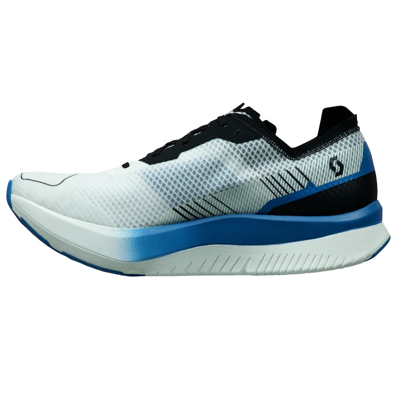 Pánská běžecká obuv Scott  Carbon RC White/Storm Blue  EUR 45,5