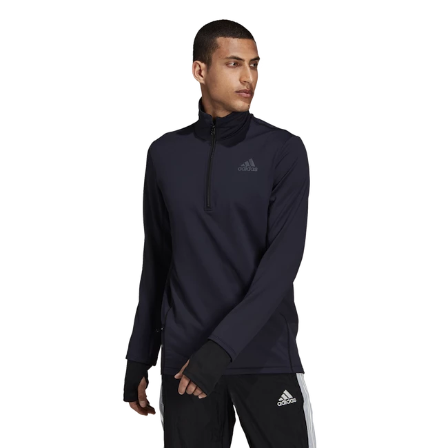 Pánská bunda adidas  Cold.Rdy Running Cover Up Black S