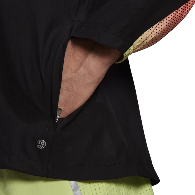 Pánská bunda adidas Own The Run Colorblock Jacket Black
