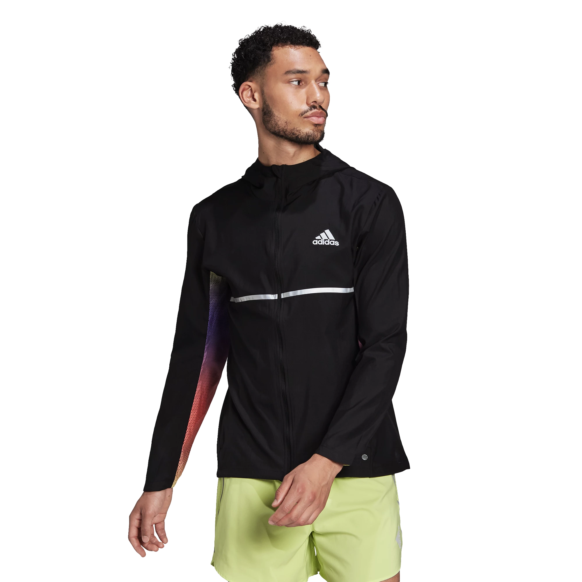 Pánská bunda adidas Own The Run Colorblock Jacket Black