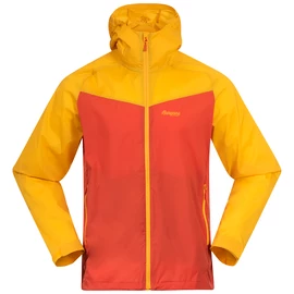 Pánská bunda Bergans Microlight Jacket Brick/Light Golden Yellow