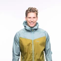 Pánská bunda Bergans  Microlight Jacket Olive Green/Smoke Blue