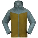 Pánská bunda Bergans  Microlight Jacket Olive Green/Smoke Blue L