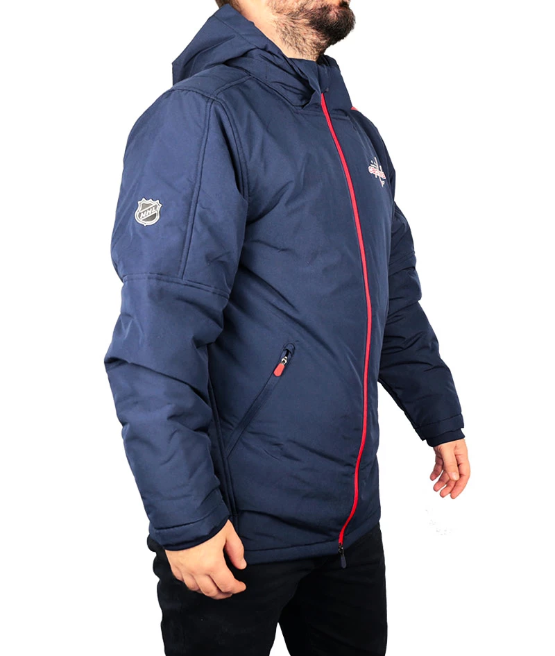 Pánská bunda Fanatics Authentic Pro Rinkside Full-Zip Parka Jacket NHL Washington Capitals