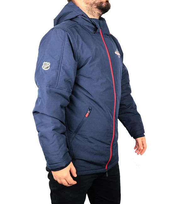 Pánská bunda Fanatics Authentic Pro Rinkside Full-Zip Parka Jacket NHL Washington Capitals