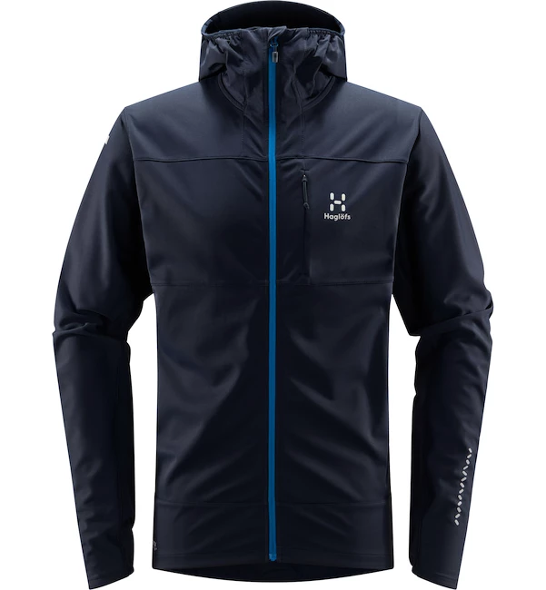 Pánská bunda Haglöfs  L.I.M Hybrid softshell Tarn blue/Nordic blue M