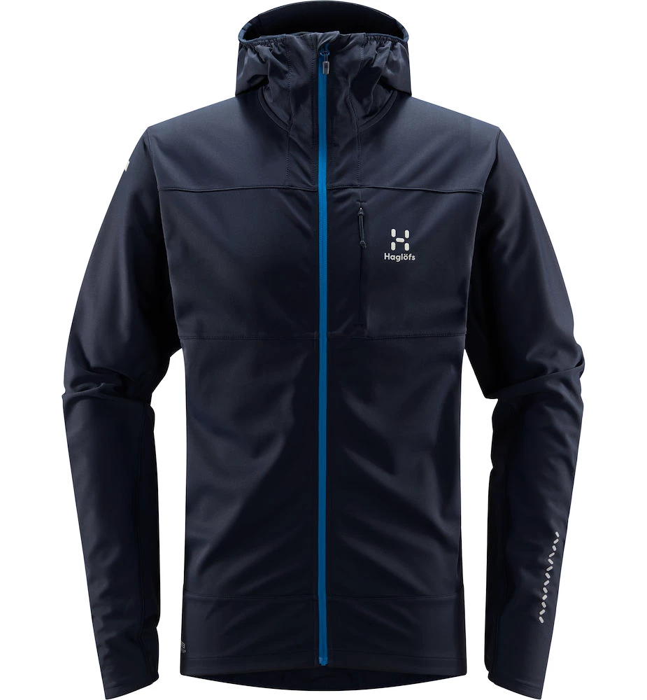 Pánská bunda Haglöfs  L.I.M Hybrid softshell Tarn blue/Nordic blue M